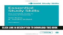 New Book Essential Study Skills: The Complete Guide to Success at University (SAGE Study Skills