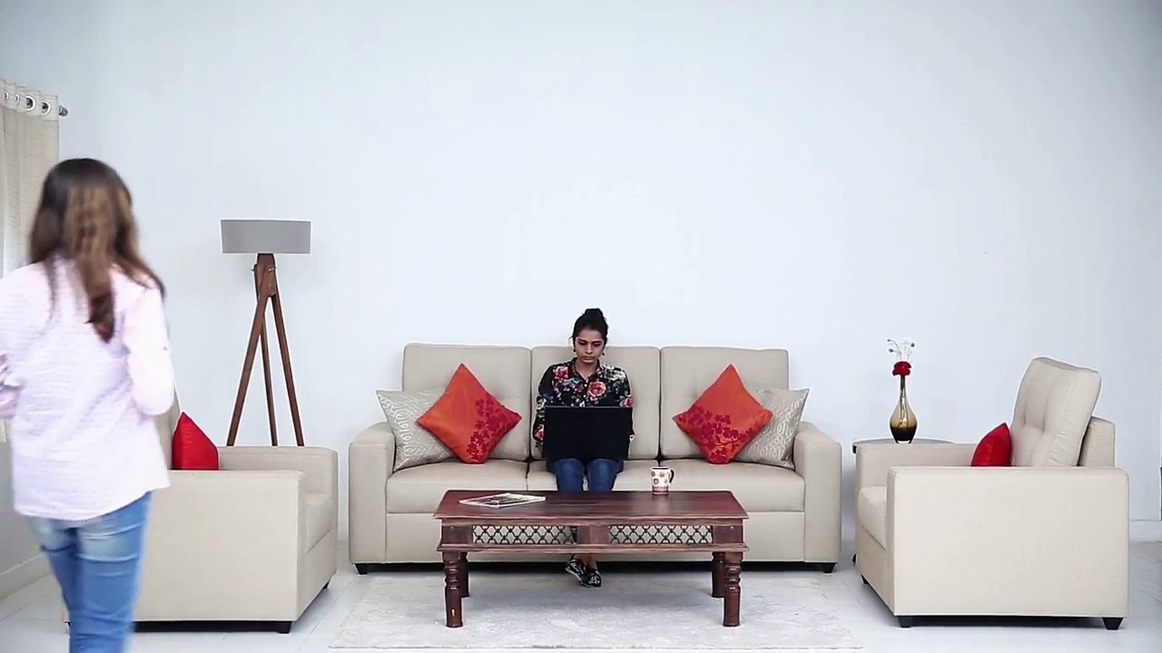 Fabric Sofas : Buy Nicolas Fabric Sofa Online from Wooden Street