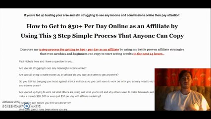 $50+ Per Day Affiliate Guide Product Review - How To Make Money Online