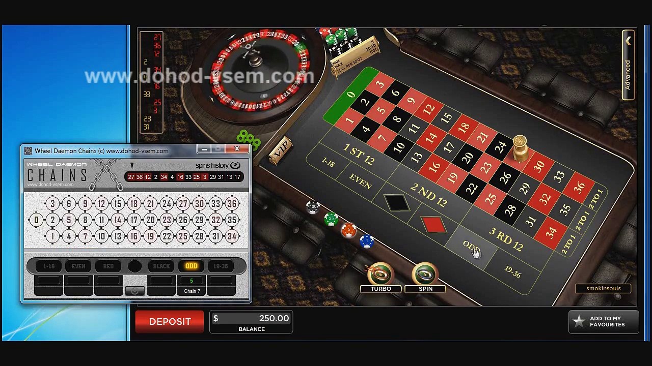 [ Best roulette software ] Wheel Daemon Chains