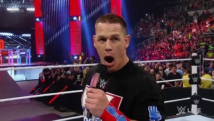 John Cena, E. Amore & Big Cass Spark
