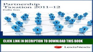 [Read] Tolley s Partnership Taxation 2011-2012 Free Books