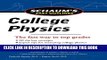 New Book Schaum s Easy Outline of College Physics, Revised Edition (Schaum s Easy Outlines)