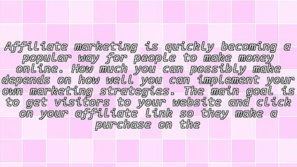 Developing Your Business In Affiliate Marketing