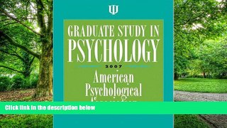 Big Deals  Graduate Study in Psychology  Best Seller Books Most Wanted