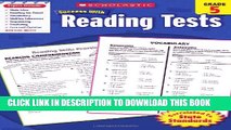 New Book Scholastic Success With Reading Tests, Grade 5 (Scholastic Success with Workbooks: Tests