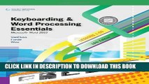 New Book Keyboarding and Word Processing Essentials, Lessons 1-55: Microsoft Word 2010 (Available