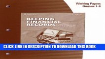 [PDF] Working Papers, Chapters 1-9 for Kaliski/Schultheis/Passalacqua s Keeping Financial Records