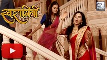 Ragini SLAPS Parineeta | Swaragini | On Location | Colors TV