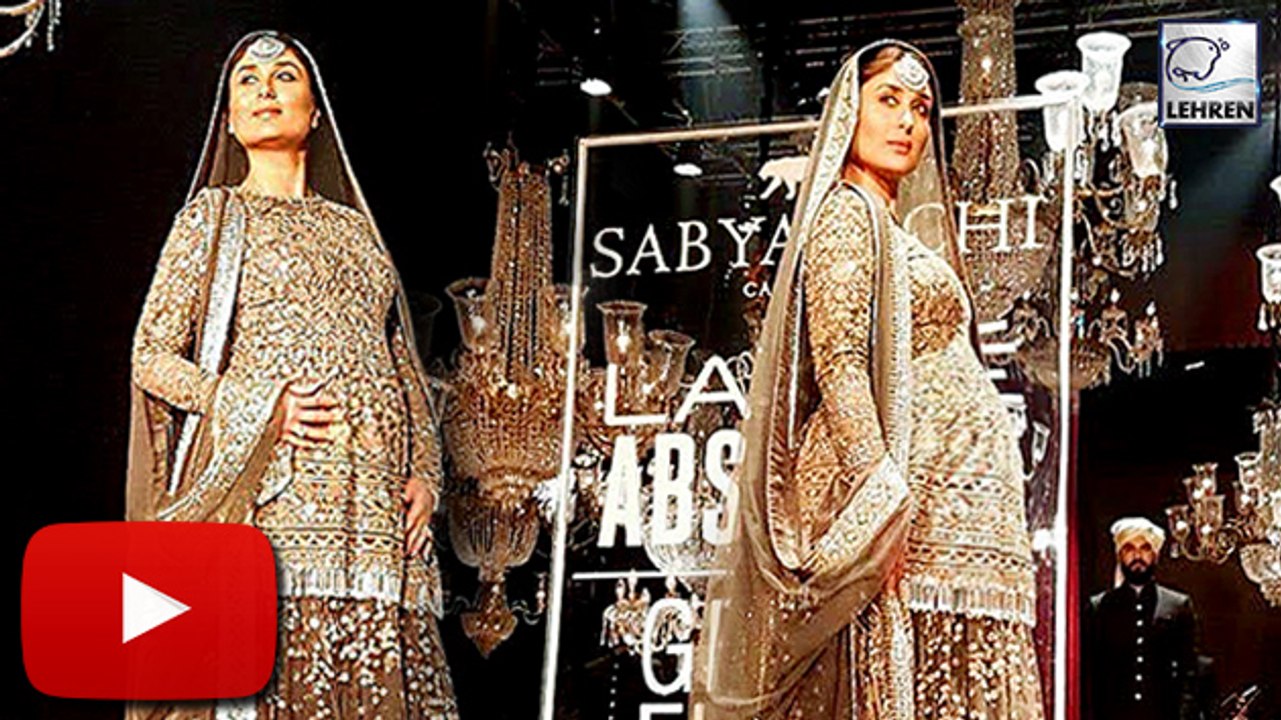 Pregnant Kareena Walks The Ramp At Lakme Fashion Week