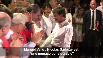 Manuel Valls : Nicolas Sarkozy est "une menace considérable"