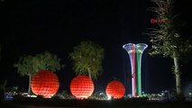 Antalya Expo Kulesi, İtalya Bayrağının Renklerine Büründü