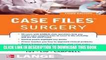 Collection Book Case Files Surgery, Third Edition (LANGE Case Files)