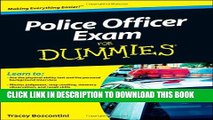 Collection Book Police Officer Exam For Dummies