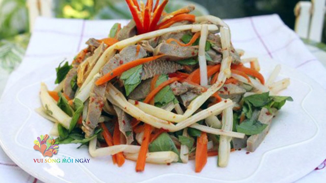 Món Gỏi Ngó Sen Chay | Món Ngon Mỗi Ngày 2016