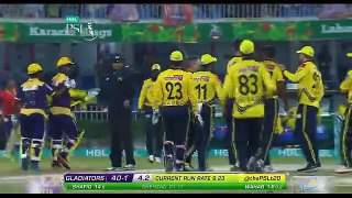 Wahab Riaz Fights With Ahmed Shehzad in PSL 2016