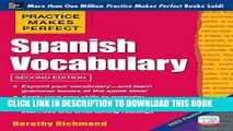 Collection Book Practice Makes Perfect: Spanish Vocabulary, 2nd Edition: With 240 Exercises + Free