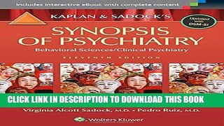 [PDF] Kaplan and Sadock s Synopsis of Psychiatry: Behavioral Sciences/Clinical Psychiatry Full