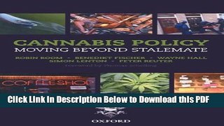 [Read] Cannabis Policy: Moving Beyond Stalemate Ebook Free