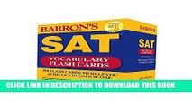 New Book Barron s SAT Vocabulary Flash Cards, 2nd Edition: 500 Flash Cards to Help You Achieve a