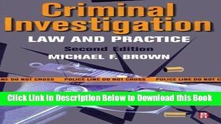 [Best] Criminal Investigation, Second Edition: Law and Practice Free Books