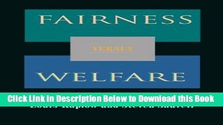 [Best] Fairness versus Welfare Online Books