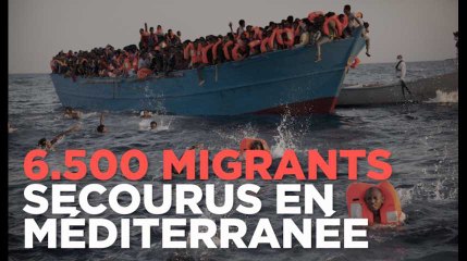 6.500 migrants secourus au large de la Libye