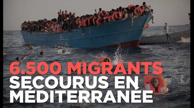 6.500 migrants secourus au large de la Libye