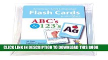 Collection Book ASL Flash Cards - Learn Signs for ABC s and 123 s - English, Spanish and American