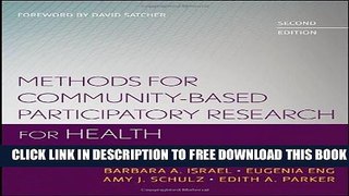 New Book Methods for Community-Based Participatory Research for Health