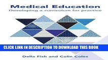 [PDF] Medical Education: Developing a Curriculum for Practice Full Colection