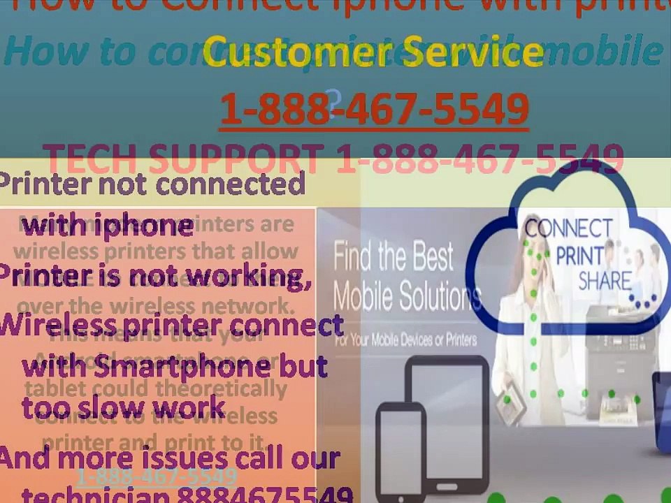 How to connect printer with mobile phone