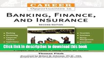 Read Career Opportunities in Banking, Finance, and Insurance (Career Opportunities (Paperback))
