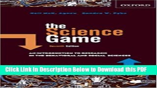 [Read] The Science Game: An Introduction to Research in the Social Sciences Popular Online