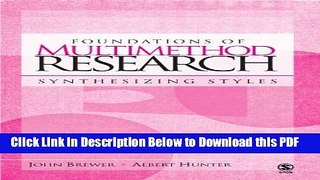 [Read] Foundations of Multimethod Research: Synthesizing Styles Full Online