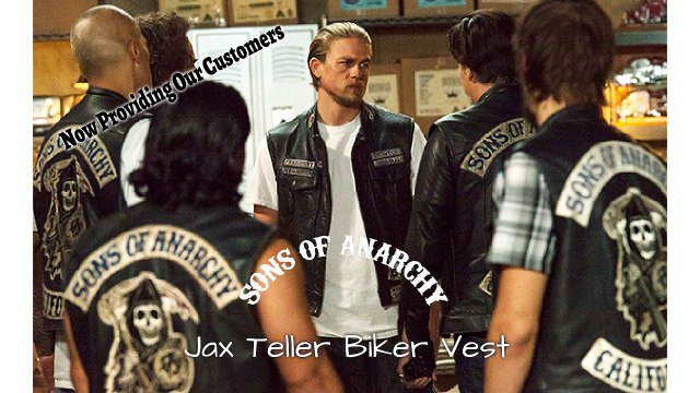 Jax Teller SOA Sons Of Anarchy Vest Jacket