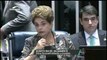 Em defesa no Senado, Dilma pede que senadores votem com consciência