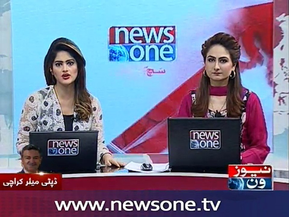 NewsONE Karachi Bureau chief Imtiaz Khan Faran talks about Waseem Akhtar oath as Karachi mayor