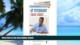 Big Deals  AP Psychology Crash Course byKrieger  Free Full Read Most Wanted