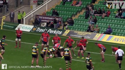 Premier match de Louis Picamoles avec Northampton