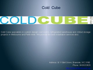 Cool Room Installation