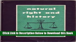 [Reads] Natural Right and History Online Ebook