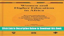 [Best] Women and Higher Education in Africa: Reconceptualizing Gender-based Human Capabilities and