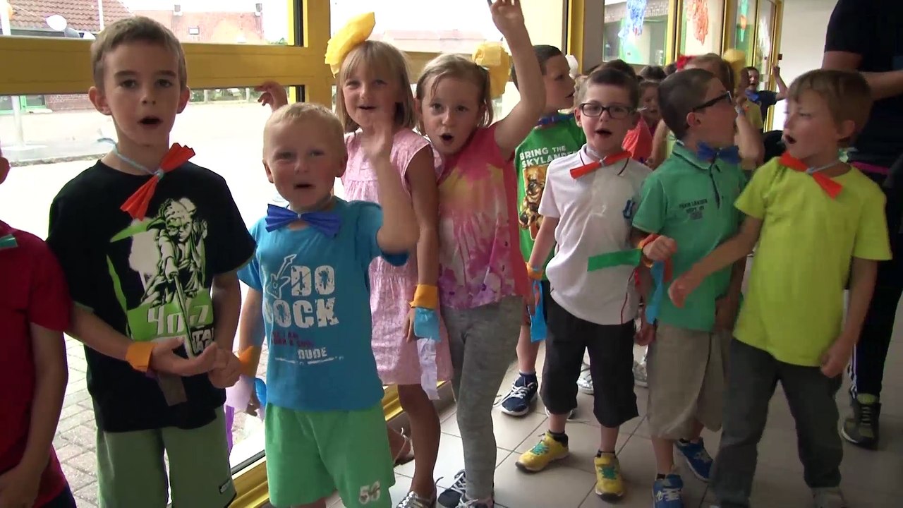 Flashmob du centre de loisirs Gouillard, 19/08/2016