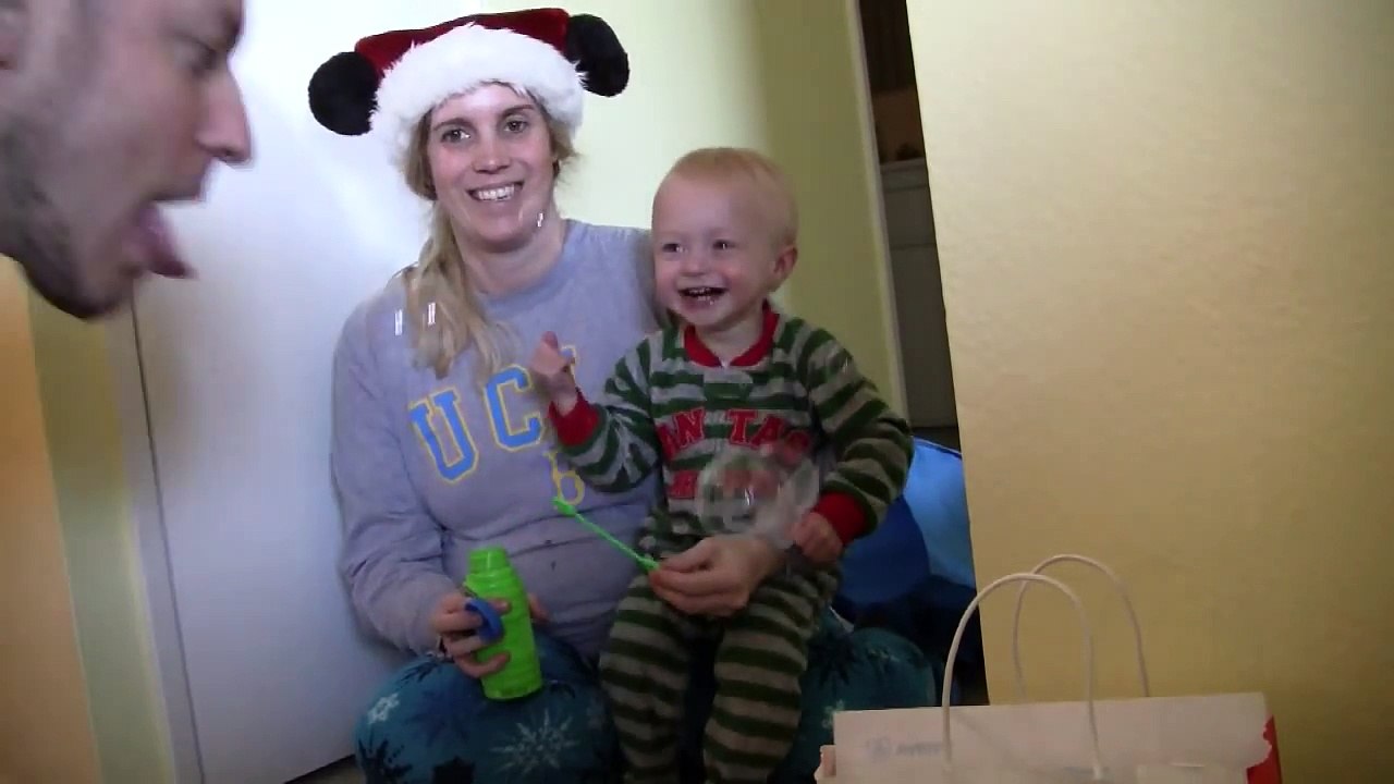 Baby Micah Laughing Hysterically at Bubbles