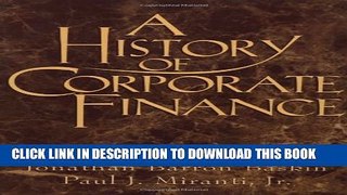 [PDF] A History of Corporate Finance Full Online[PDF] A History of Corporate Finance Popular