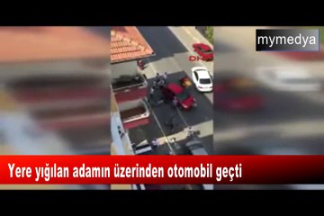 Pendik'te yere yığılan adamın üzerinden otomobil geçti
