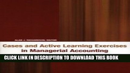 [PDF] Cases and Active Learning Exercises in Managerial Accounting Full Colection