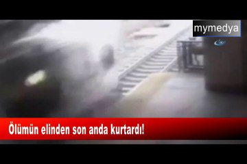 Ölümün elinden son anda kurtardı!