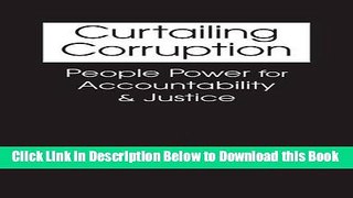 [Best] Curtailing Corruption: People Power for Accountability and Justice Free Books